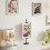 Tabletop Picture Frame Stand,Adjustable for Frames  to 29In,Frame Holder Stand Table Easels for Display,Standing Easel 6