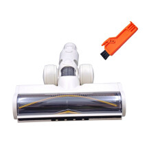 Stofzuigerborstelkop voor R10 R20 R30 Stofzuigerrol Reserveonderdeel met LED-Lampje Wit