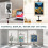Tabletop Picture Frame Stand,Adjustable for Frames  to 29In,Frame Holder Stand Table Easels for Display,Standing Easel 5