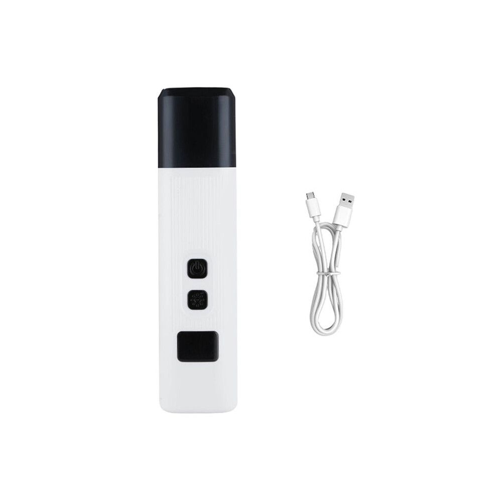Coupe-Griffes Électrique pour Chien, Rechargeable, Lumière LED, Silencieux, pour Animaux de Compagnie, pour Chats, Blanc.