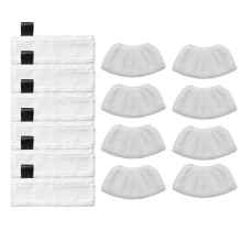 Microvezel Dweilkoppen voor , Vervangende Dweilhoezen voor Stoomreinigers, Wasbare Doeken met Hoge Absorptie