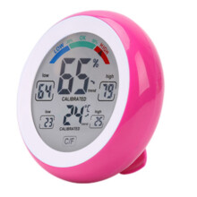 Digital Monitor Hygrometer Thermometer Indoor Room Home Temperature Humidity Monitor for Home Office Baby Room Red