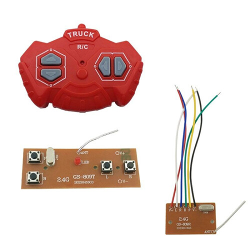 2.4G Four-Way Remote Control Module 4CH RC Remote Control Transmitter Receiver Circuit Board Accessories