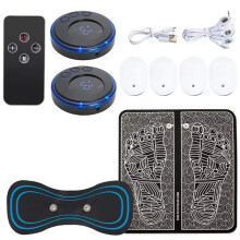 Elektrisches Fußmassagegerät, Elektrostimulator, Massagematte, EMS-Muskelmassagegerät, Entspannung, Fußmassage, Fitness, Masajeador, USB