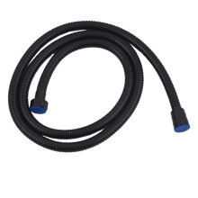 Thickened Shower Hose 1.5 Meters/2 Meters Stainless Steel Universal Soft Water Pipe ExplosionProof Shower Pipe Bathroom Accessories(Black 2m)