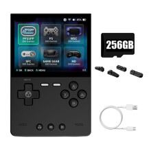 BRICK Console di Gioco Portatile 256 GB Console per Videogiochi Portatile Linux Schermo IPS da 3,2 Pollici 1024x768 Controller di Gioco Retrò A