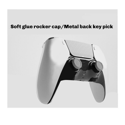 Analog Joysticks for Controller 10-in-1 Thumb Stick 4 Metal Rear Paddle Trigger Button Replacements for PS5  C 1