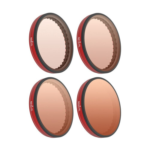 Objektivfilter für  OSMO Action 5 Pro/4/3 - ND/PL-Kit, Einstellbare Filter, Action-Kamera-Zubehör, ND/PL-Kit
