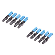 10 Stuks FTTH SC UPC Single Mode SC UPC Glasvezel Snelkoppeling FTTH Glasvezel Snelkoppeling SC Glasvezel Montagegereedschap