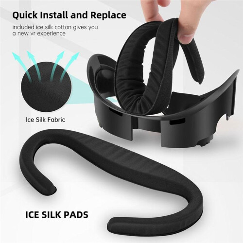 For Meta Quest3 Shading Widened Breathable Face Mask Accessories Replace Bracket Scalable Mask Adjustment 2