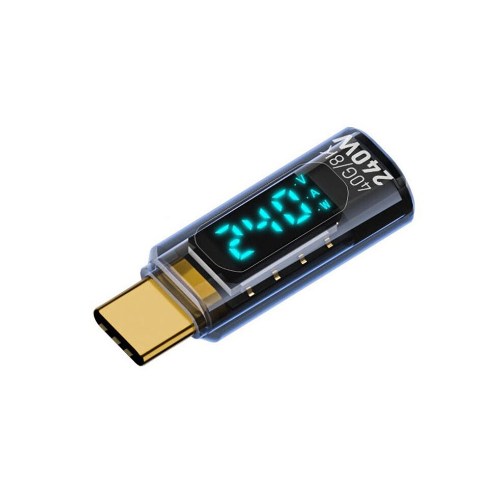 Type C To Type C Otg Adapter 240W Usb4 Digital Display Charging Adapter 8K Video Transfer For Phone Tablet Clear 6033488694304