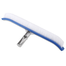 18 Inch Aluminum Pool Brush for Walls with Density Bristles, Heavy Duty Spa and Hot Spring Cleaning