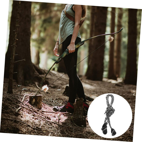 Archery Bowstring Tool for Easy String Replacement Fits Multiple Bow Types Durable Nylon Rope 2
