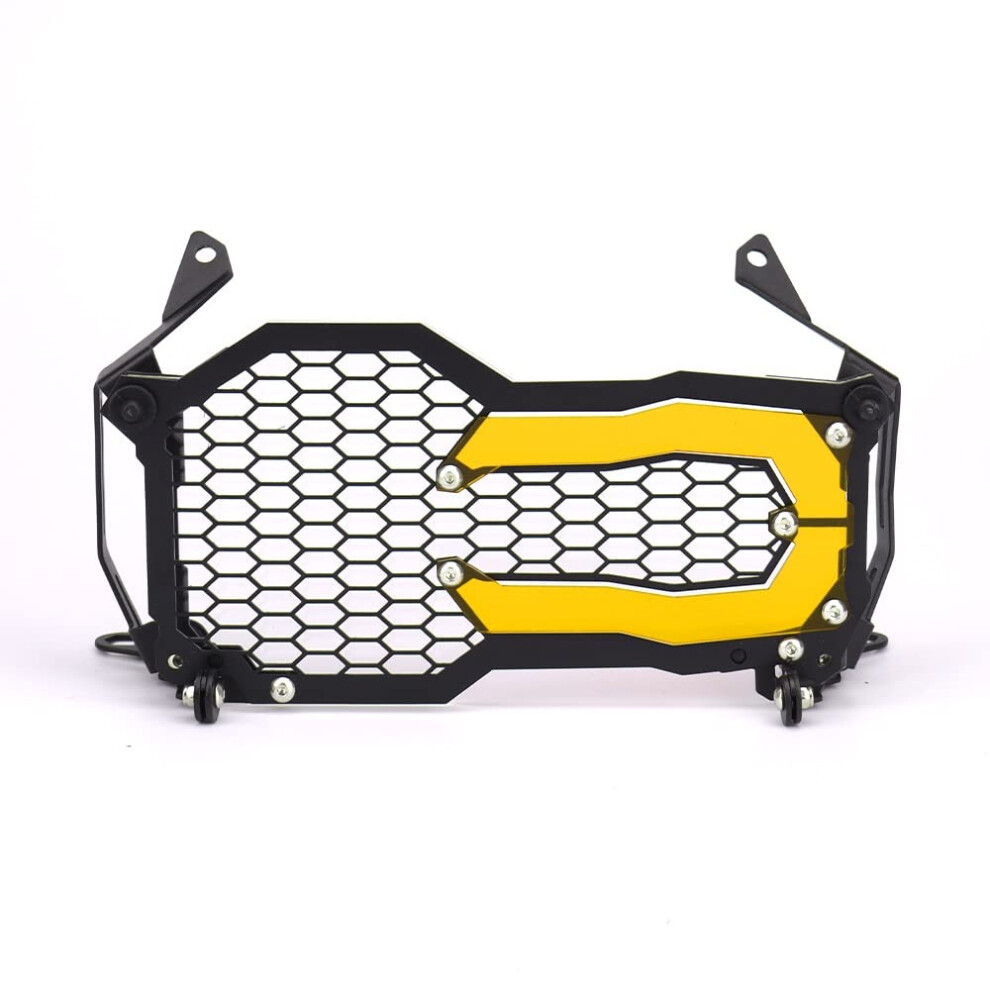 Motorcycle Headlight Guard For Bmw R1250gs Adventure R1200gs Lc With Foldable Impact Protection Black 9187378371039