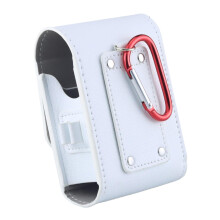 Golf Rangefinder Case with Carabiner, PU Leather Shockproof Pouch for Easy ClipOn Carry