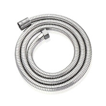 1pc Flexible Stainless Steel Shower Hose 1.5m/2m/3m, ExplosionProof with Electroplated Metal Finish, Easy WallMount Installa(Silver 1.5M) One Size