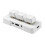 3key Mini Customized Keyboard With Mechanical Blue Switch USB Bluetooth DualMode White For Office Gaming Multimedia 1