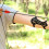 Red Rubber Archery Arm Guard for Recurve Bows Lightweight Elbow Protector Comfortable Fit 4