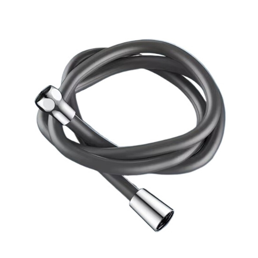 Upgraded 1.5/2/3M Silicone Shower Head Hose Flexible Antiwinding Pipe Pressure Powerful Shower Tube Bathroom Accessories(Grau,2M) 9347817448351