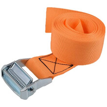 Cam Buckle Tie Down Strap 500kg Load Capacity, Heavy Duty Cargo Lashing Strap, Orange