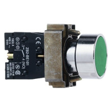 XB2BA Flat Head Push Button Switch 5V Metal Momentary Control Signal with MultiColor Options