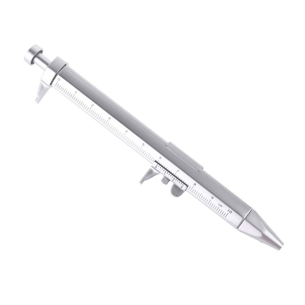 Calipers Pen Portable Measuring Tool Ballpoint Roller Shape Ruler 9347817536423