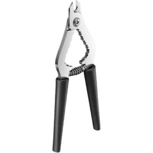 Stainless Steel Nutcracker with Ergonomic Handle for Pecan, Walnut, and Macadamia Nuts, Heavy-Duty Kitchen Tool 1