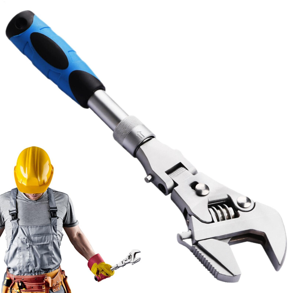 Retractable Ratchet Wrench 1012 Ratcheting Wrenches 5In1 Spanner 180 Rotatable Head Home And Vehicle 9347817537048
