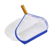 Pool Skimmer Net with Deep Mesh and Durable Aluminum Frame for Swimming Pool Leaf Removal Blue