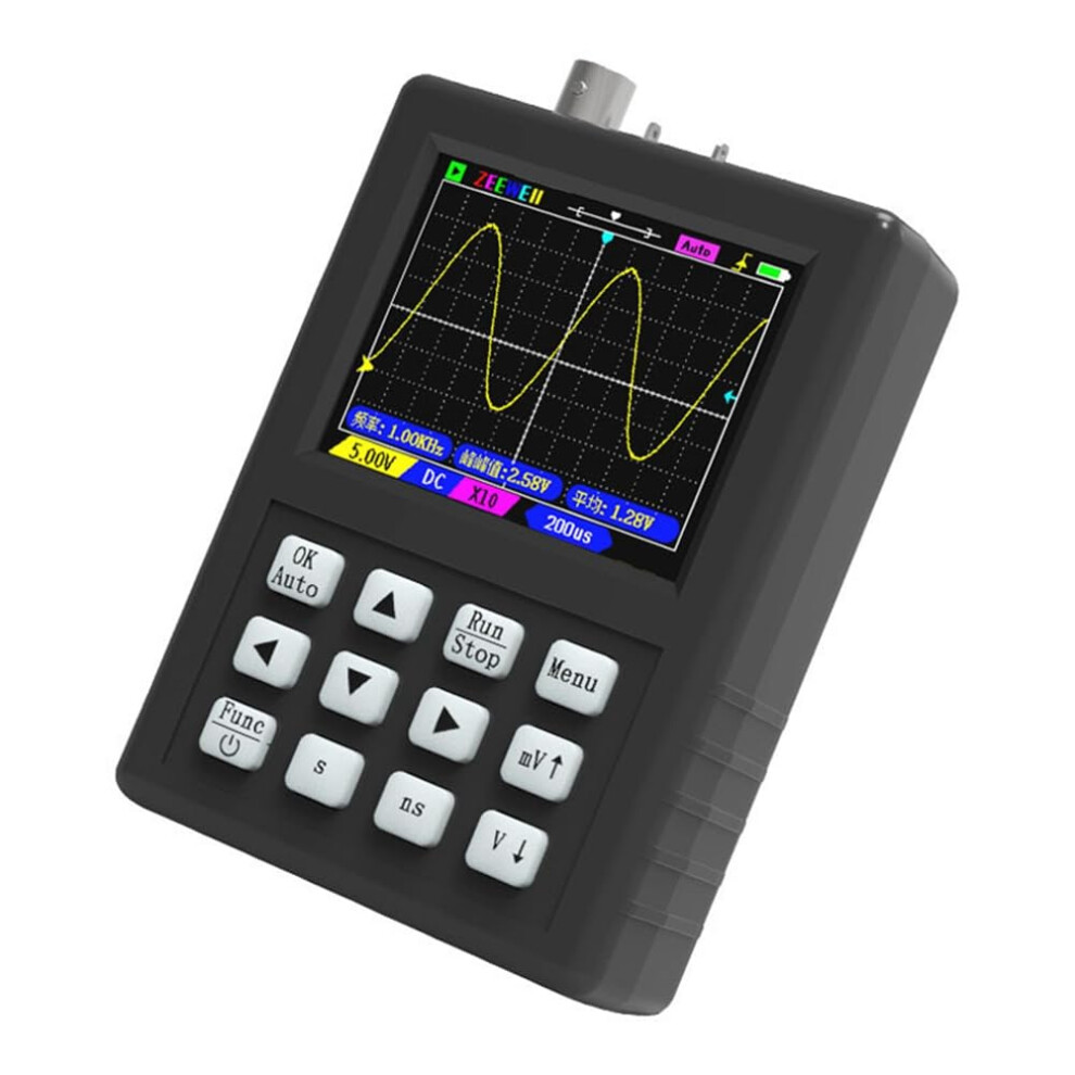 2.8 Inch Handheld Digital Oscilloscope 80M Bandwidth 250M Signal Generator 2 In 1 Oscillometer 9199774017244