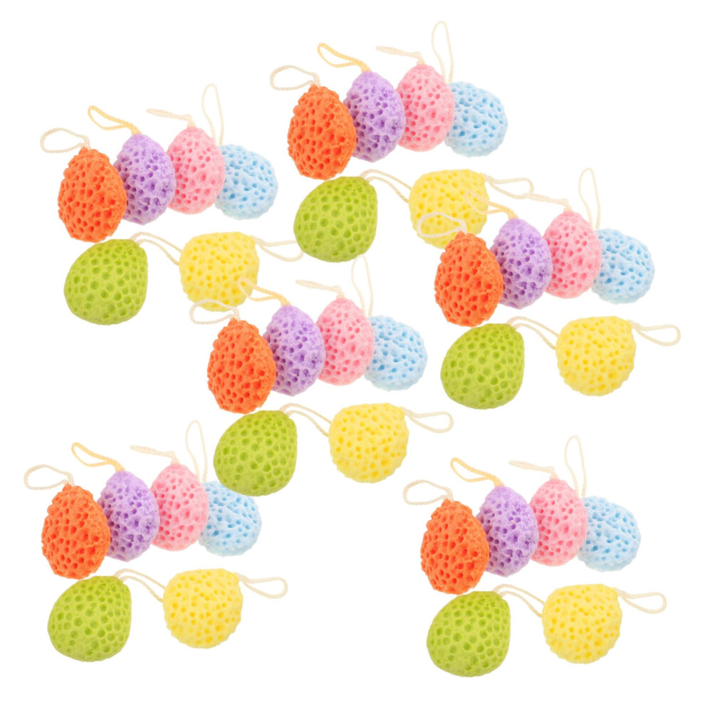 Honeycomb Shower Sponges Exfoliating Body Scrubber with Hanging Design