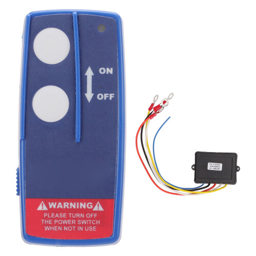 Universal Wireless Winch Remote Control Kit 434MHZ 75ft Blue 1