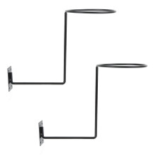 Eisenhelm-Wandhalterung - Platzsparend, 20 cm Höhe, 16,5 cm Länge