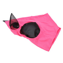 Pferdewespenmaske Atmungsaktiver Rosa Weiches Strickgewebe Pferdemaske für den Sommer