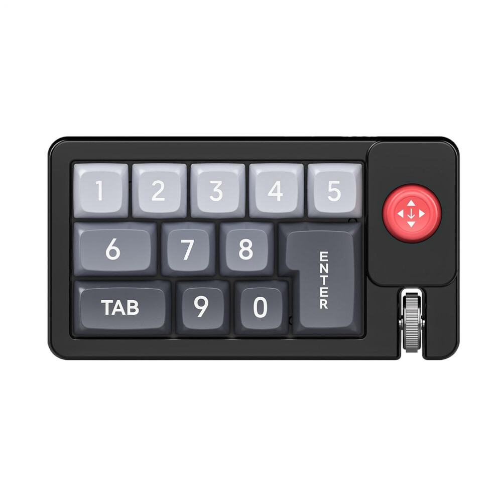 Mechanical Gaming Keyboard With Joystick, Hotswappable Keys, Rgb Lighting, Ergonomic Wired Design 9187378373231
