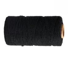 2mm 100m Cotton Rope Colorful Macrame Cord For DIY Crafts, Home Decor, Textile Projects