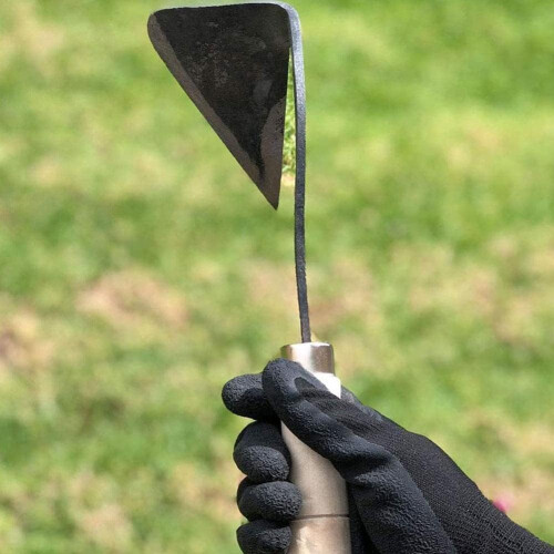 Gardening Hoe With Small Wooden Handle, Crooked Triangular Digger, Multifunctional Digger, Seedling Tip, Hot Tools 1