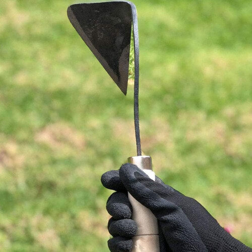 Gardening Hoe With Small Wooden Handle, Crooked Triangular Digger, Multifunctional Digger, Seedling Tip, Hot Tools 2