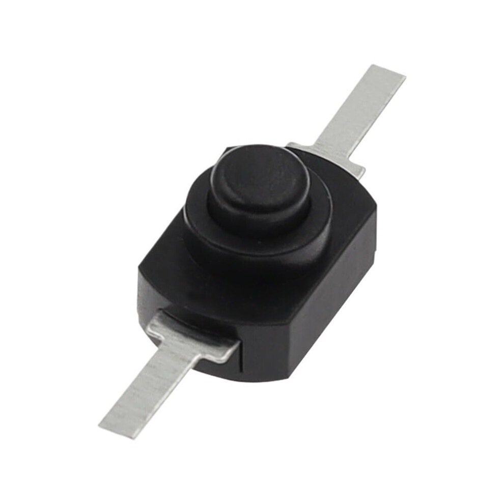 Push Button Switch Black 10Pack, Onoff, Flashlight Compatible 9347817538779
