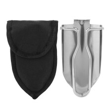 Folding Camping Trowel, Durable Stainless Steel For Longevity, Compact Folding Design Ensures Portability And Ease Of Use, Versatile Outdoor Tool,