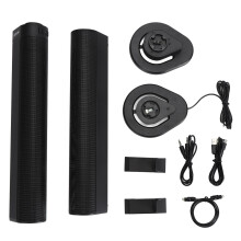 Bluetooth Soundbar with Subwoofer 40W Wireless Home Theater Speaker for TV and Computer