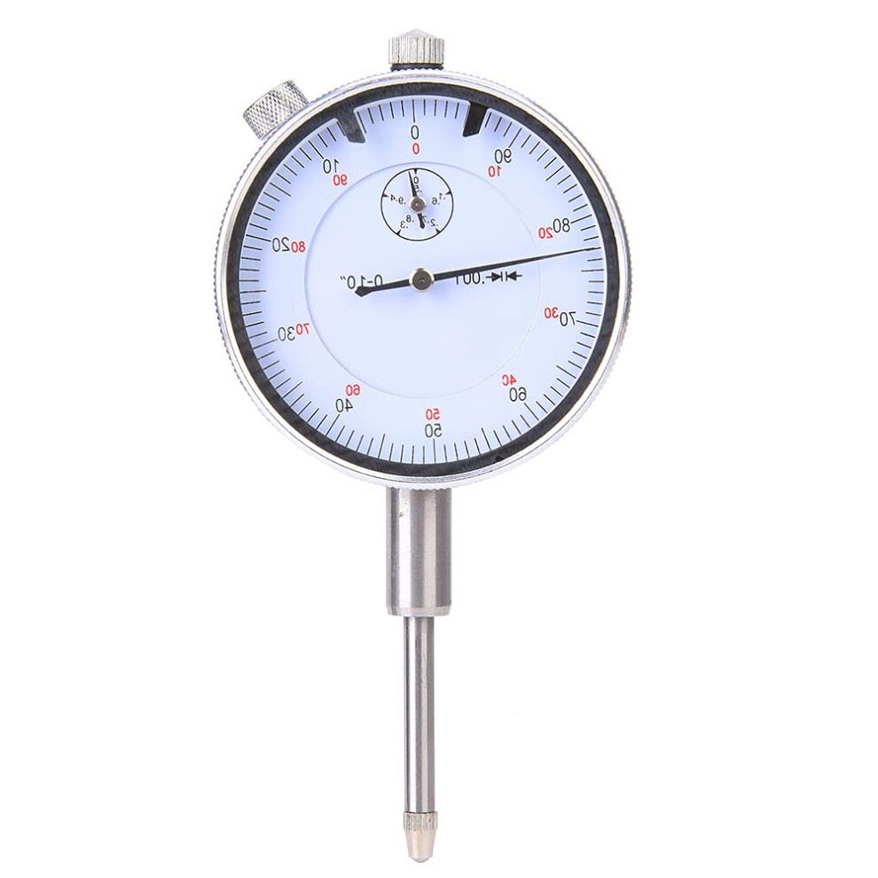 1 Inch Dial Indicator Precision Measuring Tool, Adjustable Stainless Steel For Measuring Runout 9199774018623