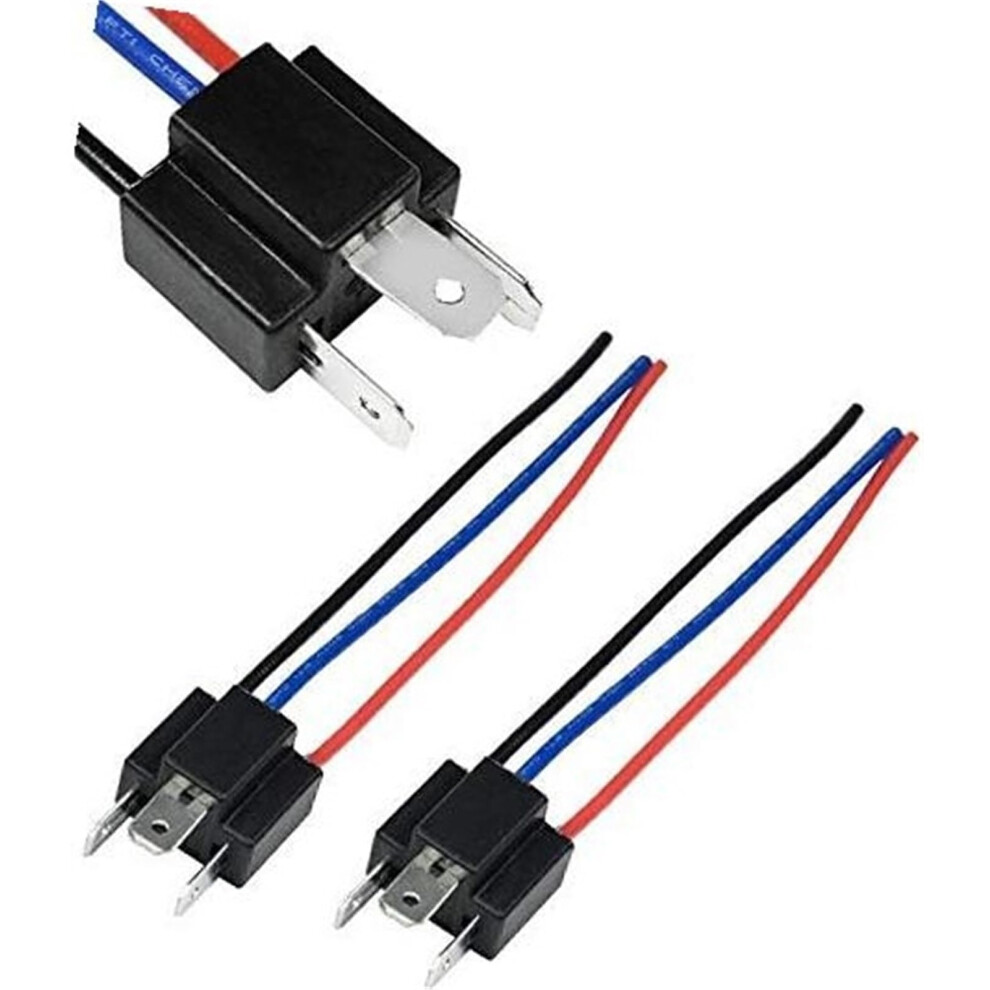 H4 9003 Hb2 Headlight Socket Plug Male Wire Harness Adapter For Secure And Easy Bulb Installation 9347817452013