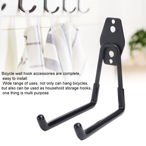 Durable Iron Garage Storage Hooks 2Pcs Space-Saving 5.1in 2