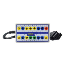 OBDII OBD2 Breakout Box Car OBD 2 Breakout Box Car Protokolldetektor Auto Can Test Box Automotive Connector Detector(A)