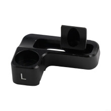 Bicycle Shifter Adapter for SRAM Shifter to ISpec EV, Lightweight Black Aluminum Mount