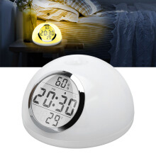 Wake Up Light Alarm Clock with Gesture Sensing, 160mAh, ABS, for Heavy Sleepers