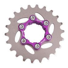 ZTTO Bicycle Flywheel Single Speed Gear 22T Single Gear Fixed Bicycle Sprocket