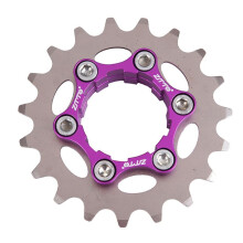 ZTTO Volante de Inercia para Bicicleta, PiñóN Fijo de una Sola Velocidad de 19 Dientes para Bicicleta