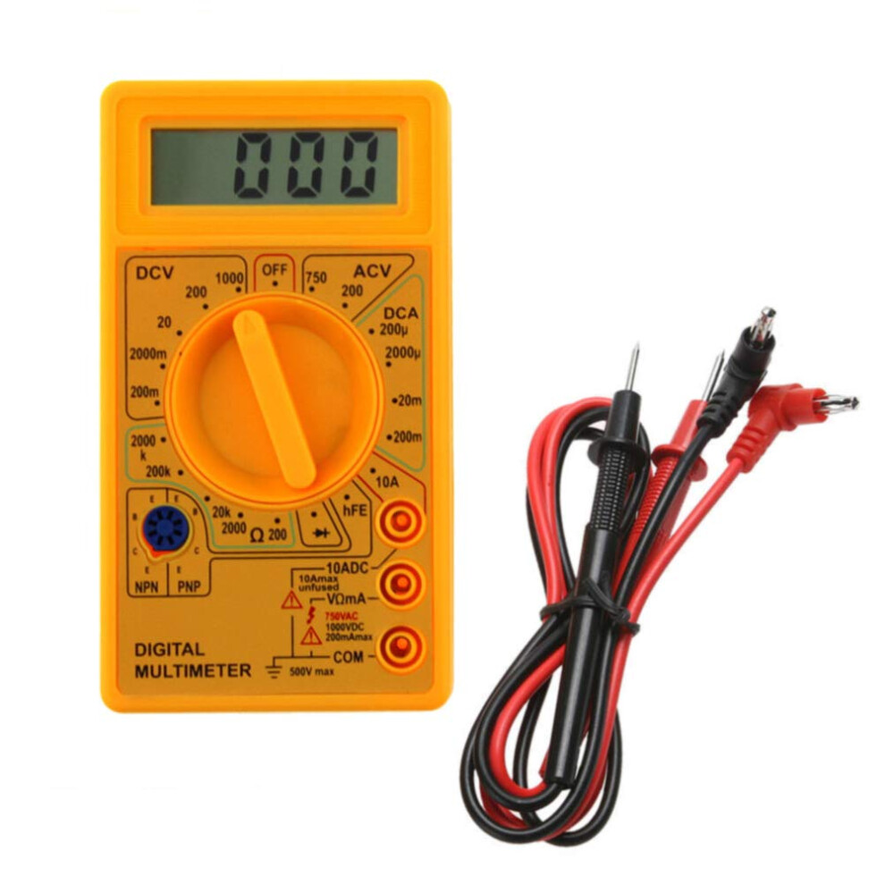 Digital Multimeter 7Function Ac/Dc Voltmeter Ammeter Ohmmeter Diode Test Hfe Tester 9199774018968